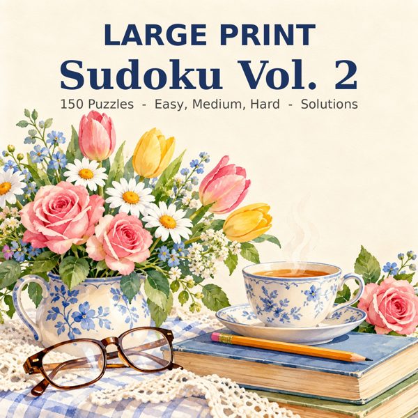 Large Print Sudoku Volume 2 - 150 Puzzles
